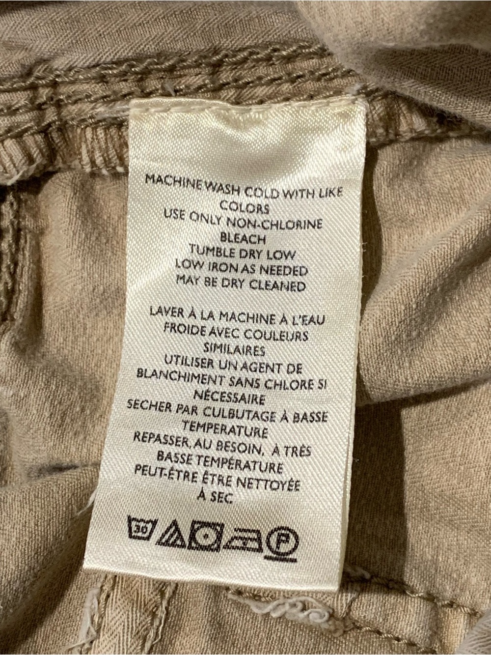 We The Free Can’t Compare Slouch Khaki Cargo Utility Pants Streetwear Gorpcore S - Picture 15 of 16